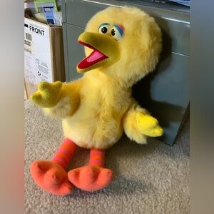 Vintage 1992 10" Sesame Street Baby Big Bird Plush Child Dimension Inc Rare